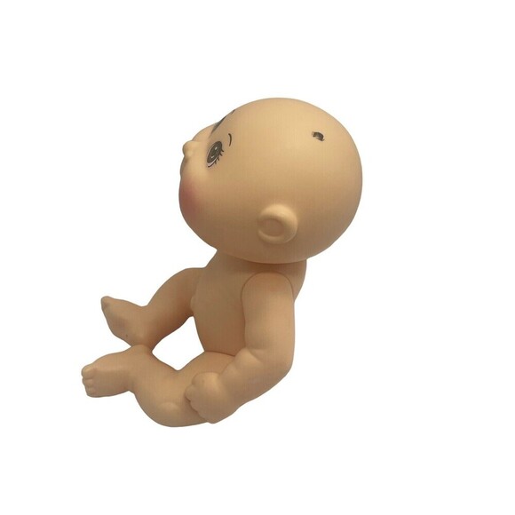 2016 OAA CABBAGE PATCH KIDS DOLL PREEMIE 9" HARD BODY BLUE EYES EYELASHES, BALD - Picture 6 of 15